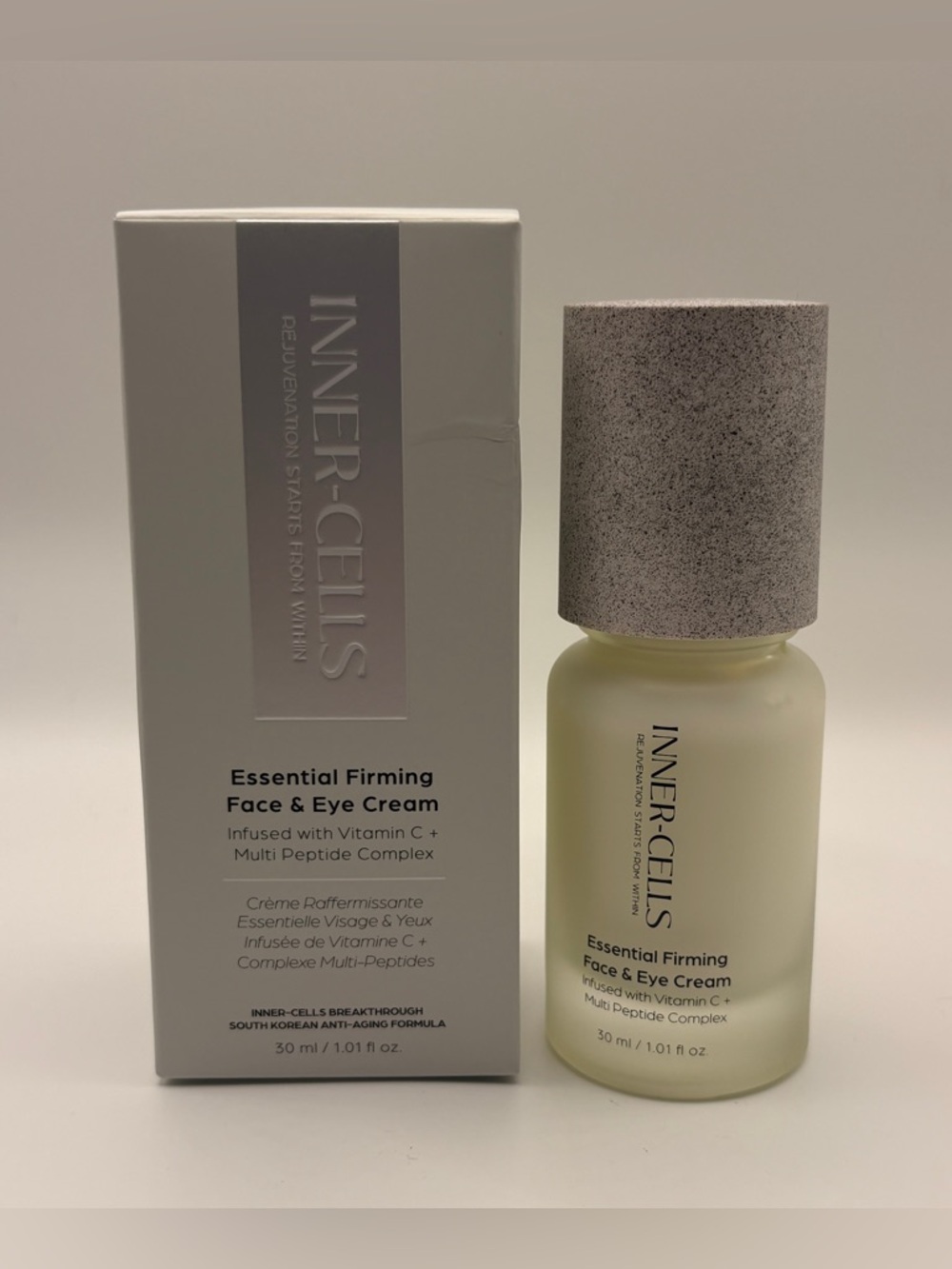 INNER-CELLS Firming Face & Eye Cream Vitamin C Peptide 30ml / 1.01 fl oz New